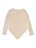 MANGOPOP Collection Tan Bodysuit Size L - photo 1