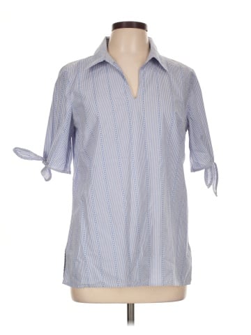 Talbots 3/4 Sleeve Button-Down Shirt (view 1)