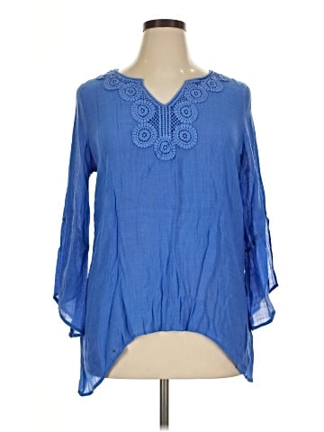 Counterparts 3/4 Sleeve Blouse (view 1)