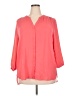 Grace Orange 3/4 Sleeve Blouse Size XXL - photo 1