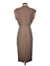 Express 100% Polyester Solid Brown Casual Dress Size S - photo 2
