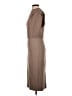 Express 100% Polyester Solid Brown Casual Dress Size S - photo 5