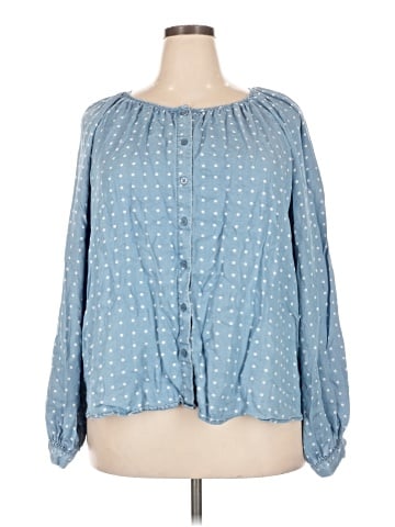 Chaps Long Sleeve Blouse (view 1)