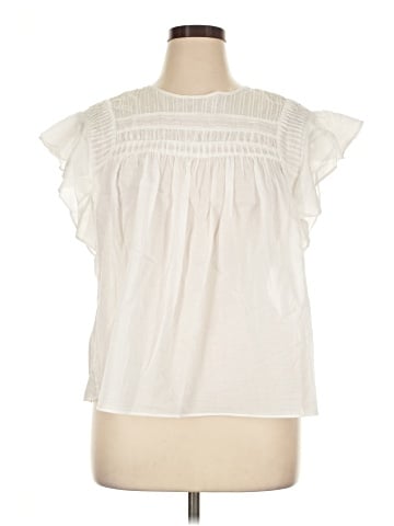 Banana Republic Factory Store Short Sleeve Blouse (view 1)