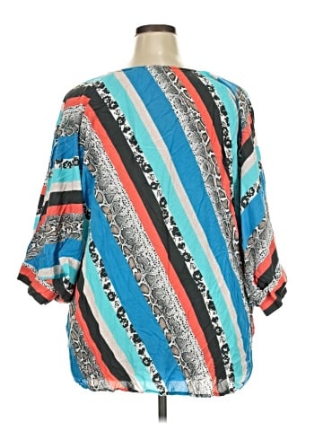 Tolani Short Sleeve Blouse (view 2)