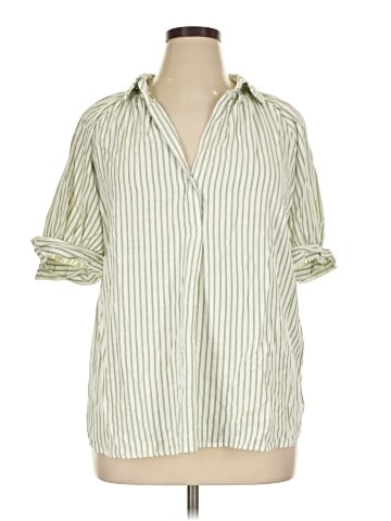 Max Studio 3/4 Sleeve Blouse (view 1)