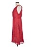 dip 100% Polyester Hearts Red Casual Dress Size 10 - photo 5