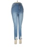 Shein Solid Blue Jeans Size M (petite) - photo 1