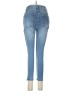 Shein Solid Blue Jeans Size M (petite) - photo 2