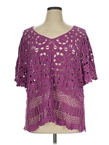 Denim 24/7 Short Sleeve Blouse (view 1)