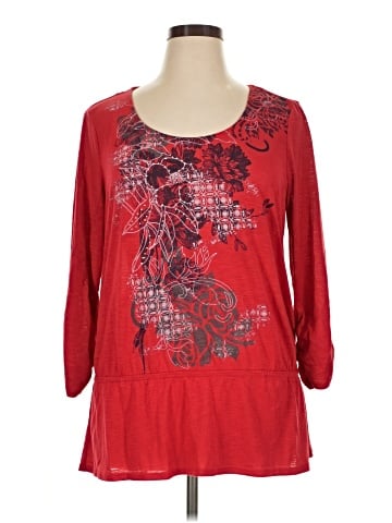 Style&Co 3/4 Sleeve Top (view 1)