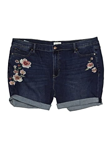 Nicole Miller New York Denim Shorts (view 1)