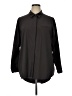 Athleta Solid Black Long Sleeve Blouse Size XL - photo 1