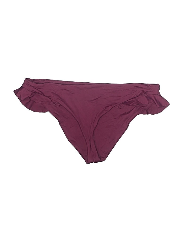 Pre-owned Eberjey Swimsuit Bottoms In Burgundy