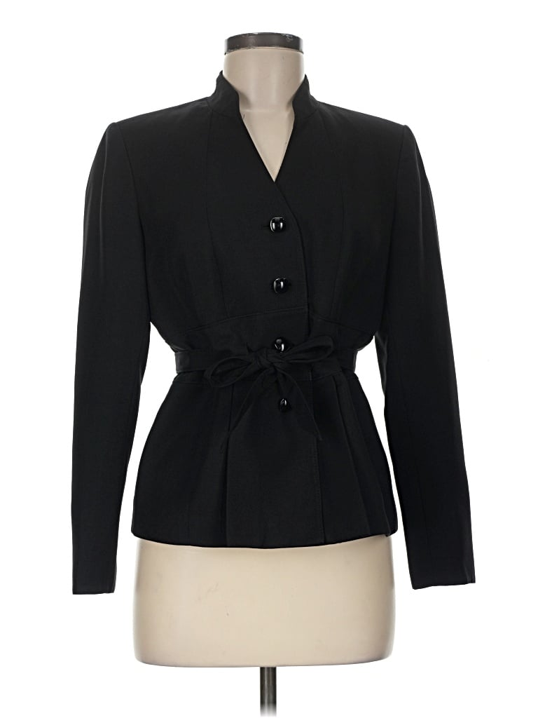 Pre-owned Kasper Blazer Jacket In Black