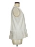 SPANX Silver Sleeveless Blouse Size M - photo 4