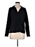 Frank & Eileen Black Long Sleeve Blouse Size M - photo 1