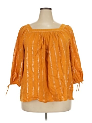 LC Lauren Conrad 3/4 Sleeve Blouse (view 1)