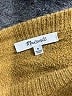 Madewell Solid Brown Button-Sleeve Pullover Sweater Size M - photo 7