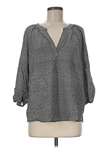 Joie 3/4 Sleeve Silk Top (view 1)