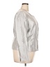 Kasper Metallic Silver Jacket Size 18 - photo 4