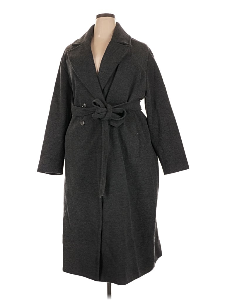 Pre-owned Old Navy Coat In Gray