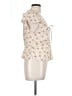 Gap Ivory Short Sleeve Blouse Size L (tall) - photo 4