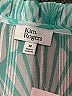 Kim Rogers Teal Short Sleeve Blouse Size M - photo 7