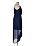 DR2 100% Polyester Polka Dots Blue Casual Dress Size XL - photo 4