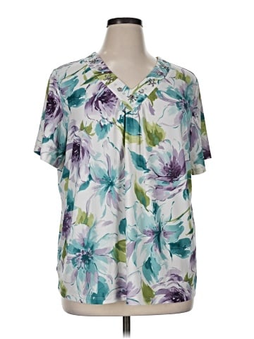 Alfred Dunner Short Sleeve Blouse (view 1)