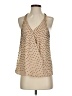 Venus 100% Polyester Tan Sleeveless Blouse Size XS (estimated) - photo 1