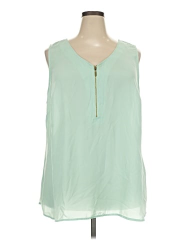 Roz & Ali Sleeveless Blouse (view 1)