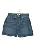 SPANX Blue Denim Shorts Size L - photo 1