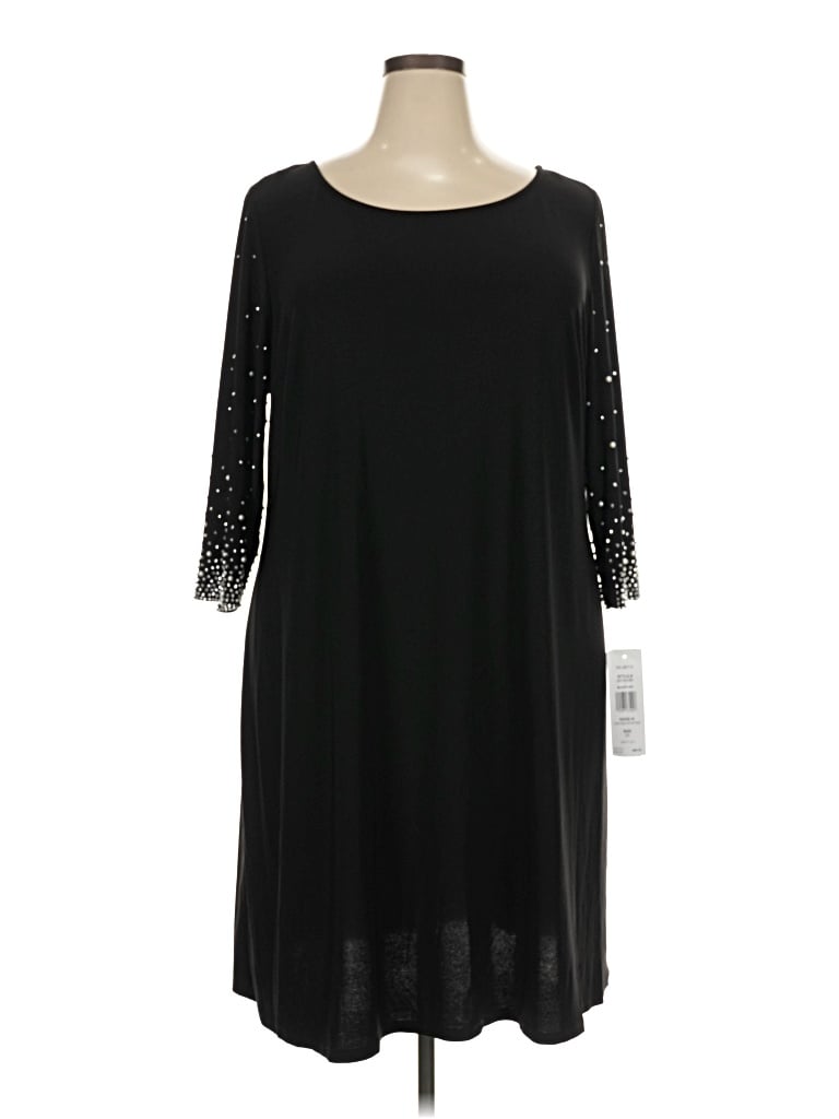 Pre-owned Msk Casual Dress In Black