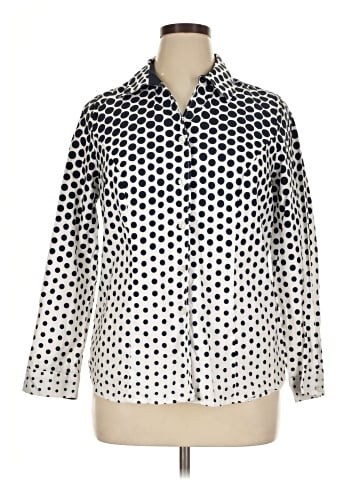 Cj Banks Long Sleeve Button-Down Shirt (view 1)