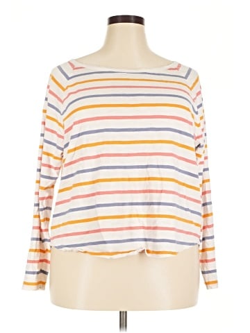 Gap 3/4 Sleeve T-Shirt (view 1)