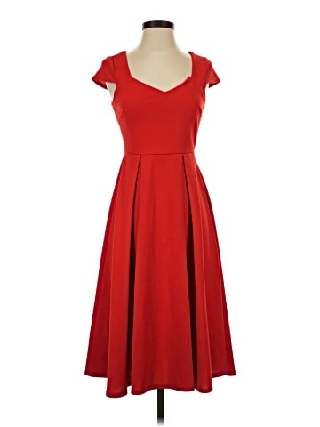 Papaya Cocktail Dress (view 1)