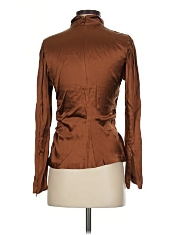 A.L.C. Long Sleeve Silk Top (view 2)