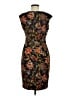 Sangria Paisley Black Cocktail Dress Size 6 Petite - photo 2