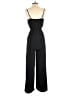 Gilli 100% Polyester Solid Black Jumpsuit Size S - photo 2