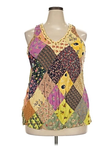 Blue Sky Sleeveless Blouse (view 1)