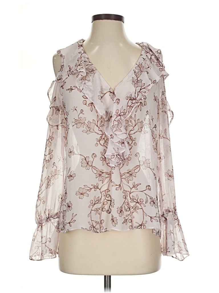 Pre-owned Bcbgmaxazria Sleeveless Blouse In Ivory