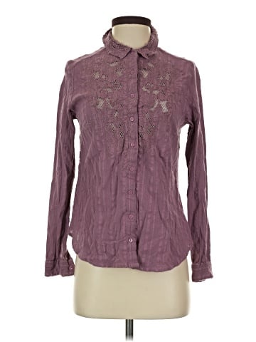 Free People Long Sleeve Button-Down Shirt (view 1)