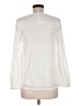 Cable & Gauge Silver Long Sleeve Blouse Size M - photo 2
