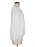 Cable & Gauge Silver Long Sleeve Blouse Size M - photo 4