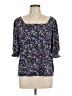 CeCe Blue 3/4 Sleeve Blouse Size L - photo 1