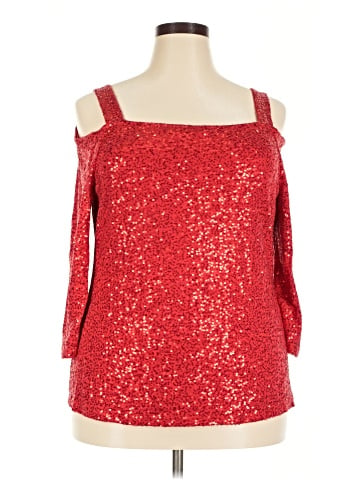 INC International Concepts 3/4 Sleeve Top (view 1)
