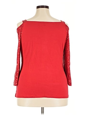 INC International Concepts 3/4 Sleeve Top (view 2)