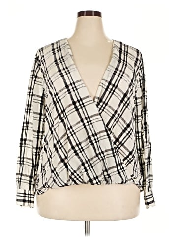 INC International Concepts 3/4 Sleeve Blouse (view 1)