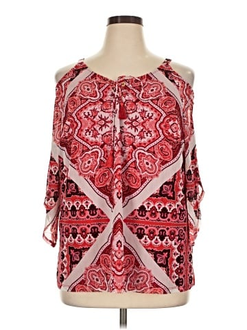 INC International Concepts 3/4 Sleeve Blouse (view 1)
